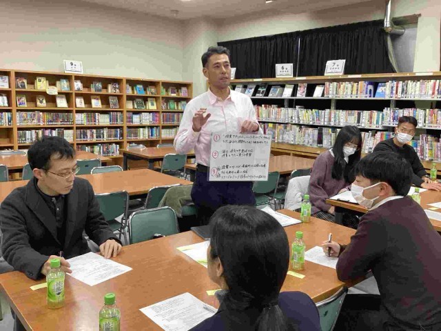 和泉総合高校の学校の様子を交流