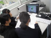 防災放送録音風景１